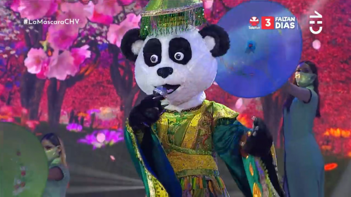 ¡Pura buena energía! Panda se presentó con una romántica canción en ¿Quién es la Máscara?