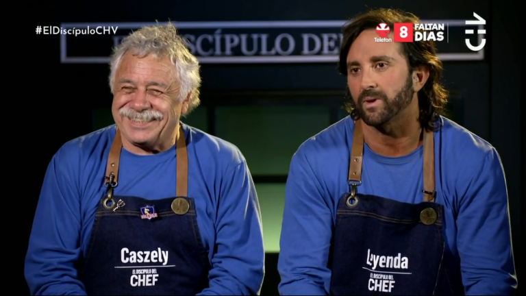 No pudo disimular: Carlos Caszely notó los celos Arturo Longton en las cocinas de El Discípulo del Chef