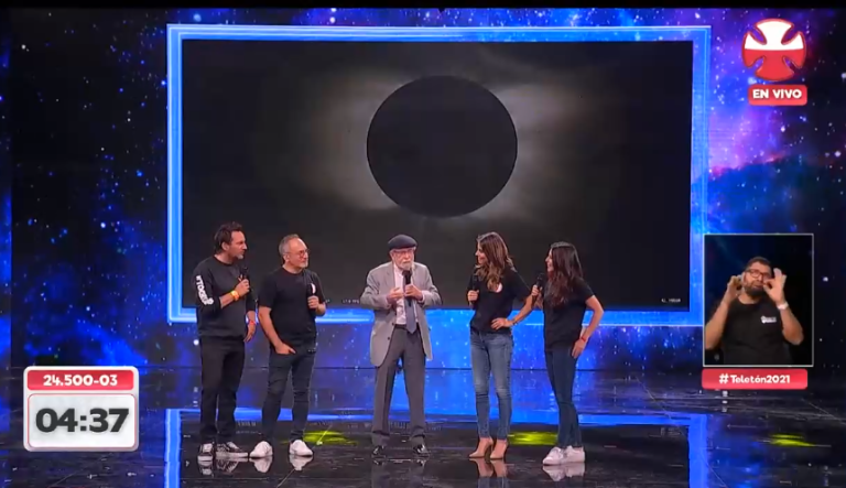 El astrónomo José Maza llegó a la Teletón y explicó las curiosidades del eclipse solar: No habrá otro en 20 años