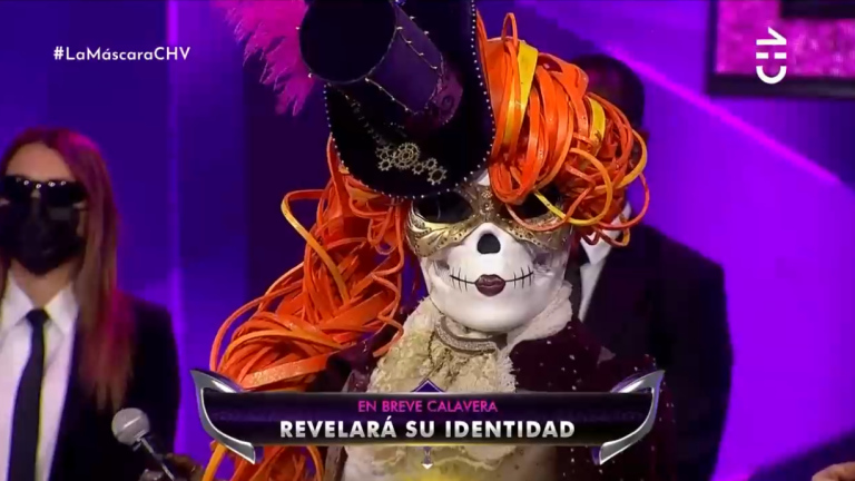Acertaron de manera unánime: Reconocida actriz trasandina era Calavera en ¿Quién es la Máscara?