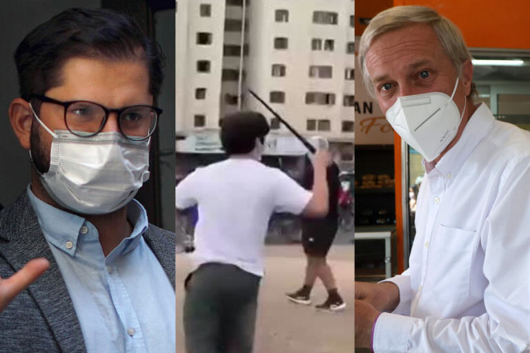 Condena a la violencia y una petición: Las reacciones de Kast y Boric por enfrentamiento de sus adherentes