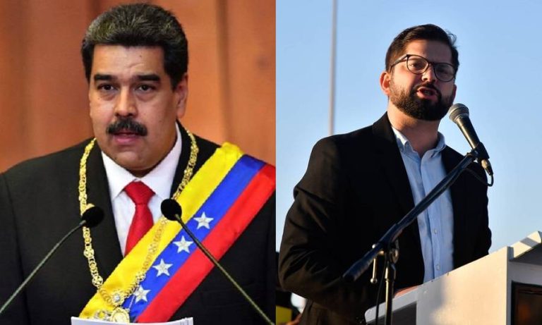 Maduro felicitó a Boric: 