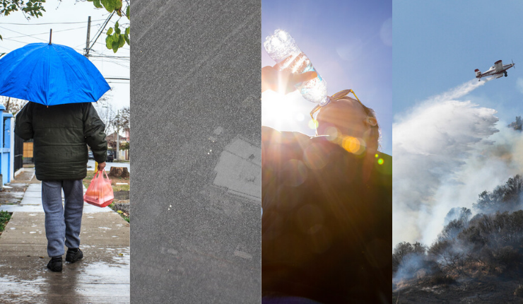 2021 seco y cálido: Ranking con los 7 hitos meteorológicos que marcaron el año en Chile