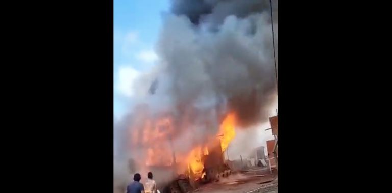Incendio en campamento de Antofagasta dejó a 16 personas damnificadas
