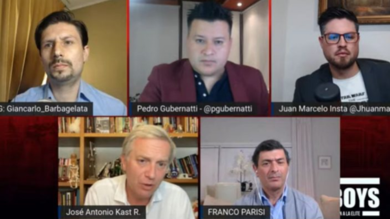 J. A. Kast visitó programa “Bad Boys” de Franco Parisi y lo instó a pagar su pensión alimenticia