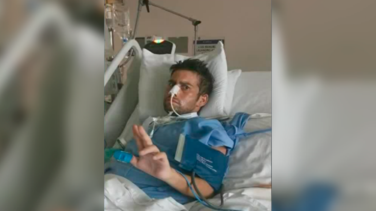 Familia está desesperada: Chileno internado en Colombia por una bacteria desconocida pide ayuda