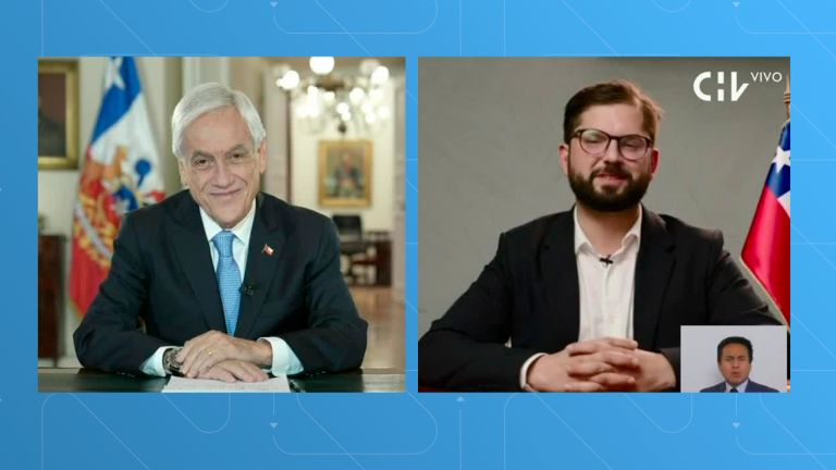 “Espero que lo hagamos mejor”: Así se vivió el contacto entre Sebastián Piñera y Gabriel Boric