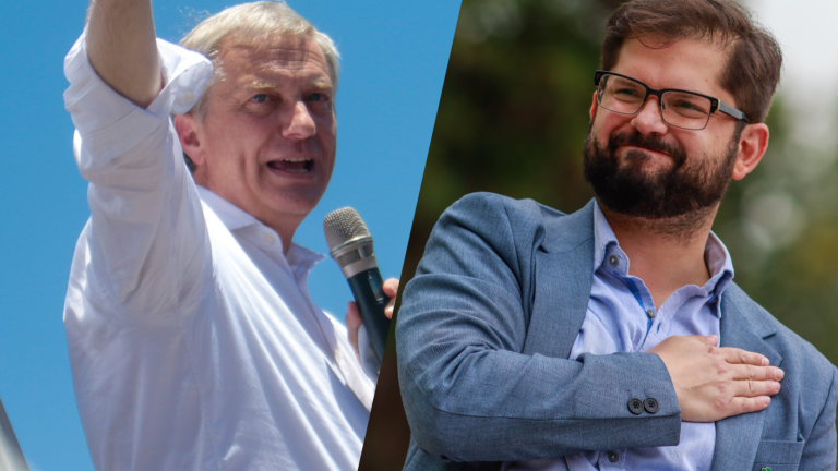 Reconoció derrota: El momento en que José Antonio Kast fue a felicitar a Gabriel Boric tras ganar elecciones