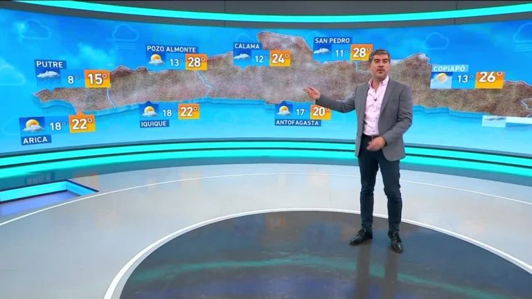 Eduardo Sáez y el informe del tiempo para este martes 21 de diciembre