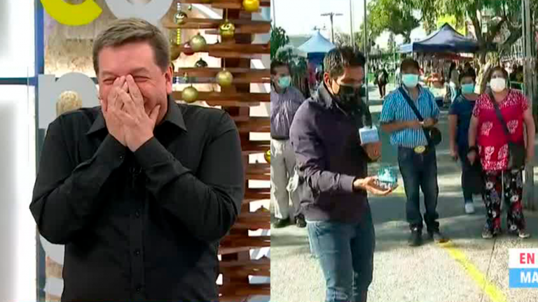 “¡Conch..., la pelota!”: JP Queraltó dejó la grande en la Plaza de Maipú con los juguetes de la feria navideña