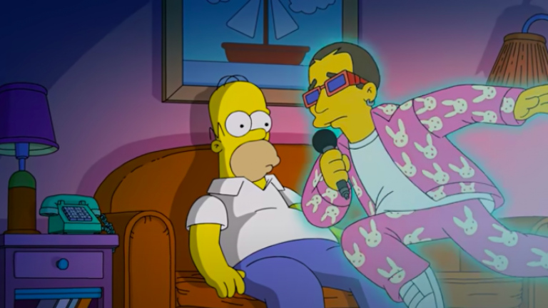 ¡Sorprendió a sus fans! Bad Bunny estrenó videoclip inspirado en Los Simpson