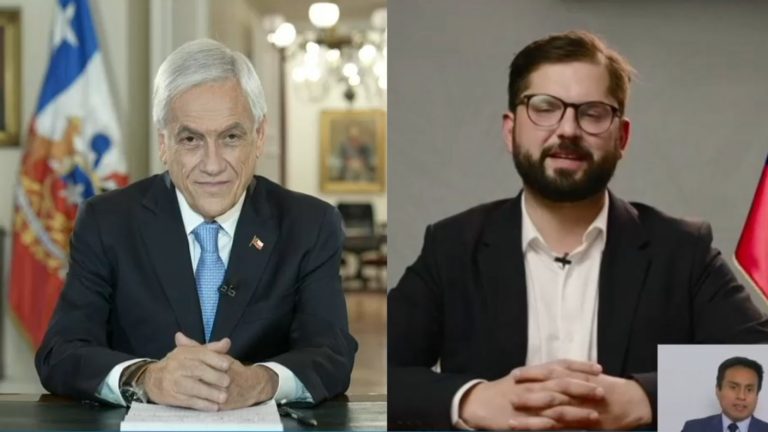 Gabriel Boric al pdte. Piñera: 