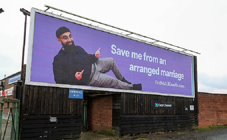 “Sálvame de un matrimonio arreglado”: Millonario musulmán publica afiches para buscar una pareja