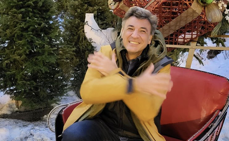 Las vacaciones de Yann Ivin con -30° en Canadá: “Uso dos pantalones, con uno se congela rapidito todo”