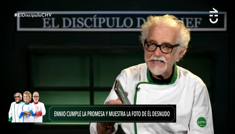 Cumplió su promesa: Ennio Carota reveló una foto de su juventud en la que aparece desnudo