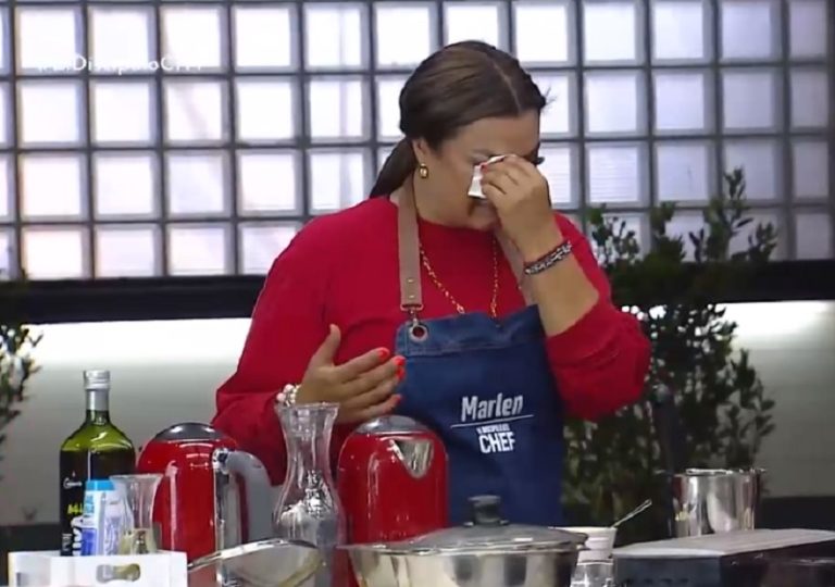 Marlén Olivari sufrió doloroso accidente en nuevo capítulo del Discípulo del Chef