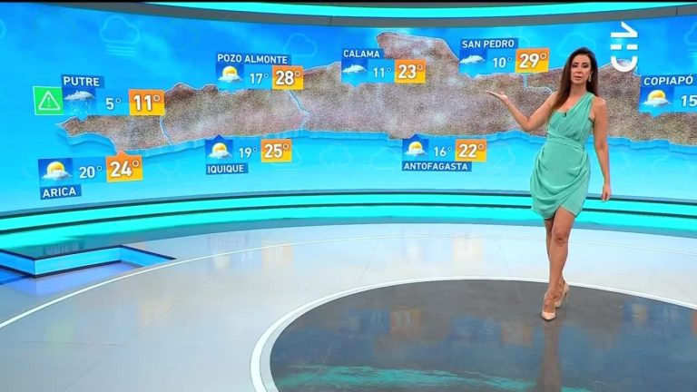 Vannesa Noé y el informe del tiempo para este lunes 10 de enero