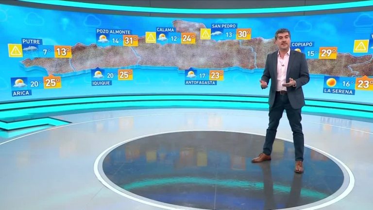 Eduardo Sáez y el informe del tiempo para este martes 11 de enero