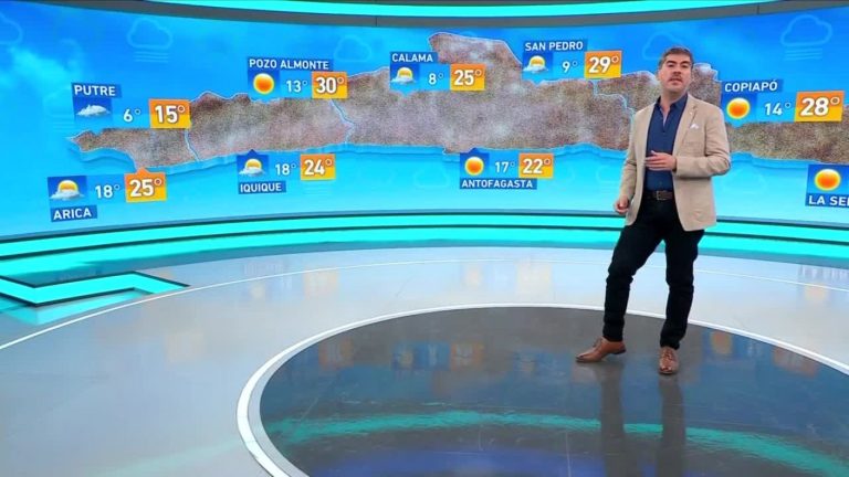 Eduardo Sáez y el informe del tiempo para este martes 18 de enero