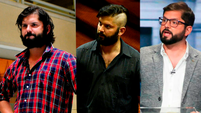 ¿Volverá el estilo punk? Estos han sido los icónicos cambios de looks de Gabriel Boric