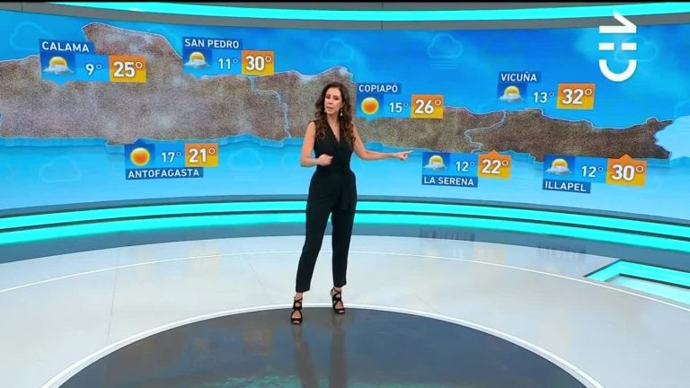 Vanessa Noé y el informe del tiempo para este lunes 24 de enero
