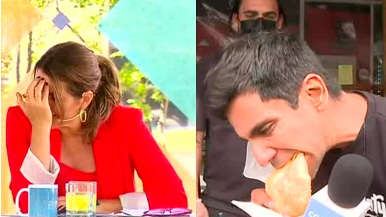 “No quiero ver esto. Estoy mal”: La reacción de Monse Álvarez al ver a JP Queraltó comiendo empanadas