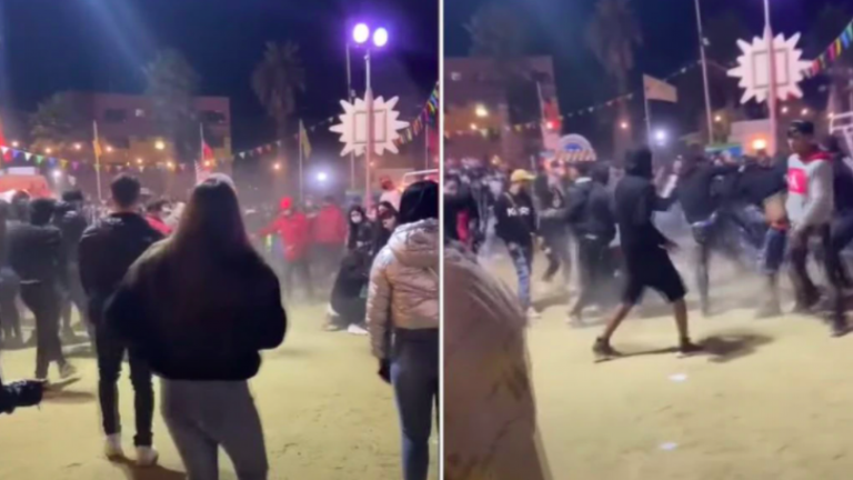 ¡Seis lesionados! Brutal pelea en parque de diversiones de El Quisco
