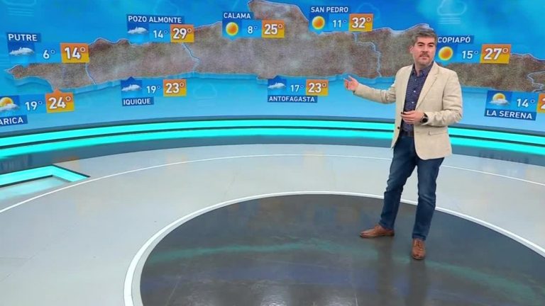 Eduardo Sáez y el informe del tiempo para este miércoles 26 de enero