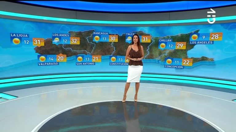 Vanessa Noé y el informe del tiempo para este lunes 31 de enero