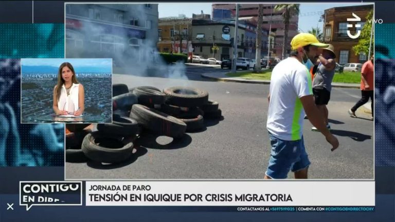 Tensión e incidentes en Iquique: Crisis migratoria genera ajetreadas jornadas de paro