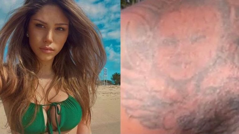¡Tierno gesto! Coni Ríos compartió foto de tatuaje de Chino Ríos en honor a ella