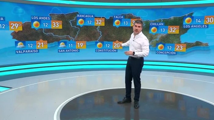 Eduardo Sáez y el informe del tiempo para este martes 25 de enero