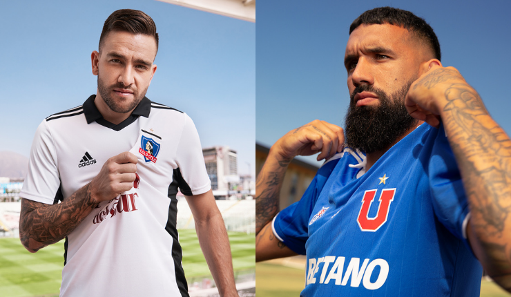 Con renovación y manteniendo la mística: Las fotos de las nuevas camisetas de Colo Colo y la U para el 2022