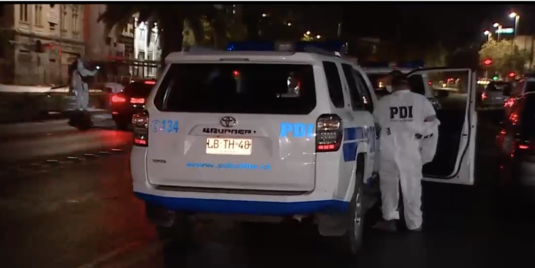 Estación Central: Taxista asesinó a comerciante ambulante de 19 años en plena vía pública