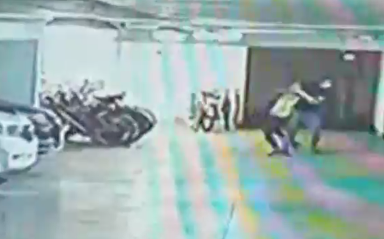 Temeraria maniobra: Conserje frustró robo con llave de judo