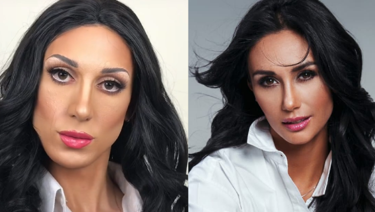 ¿Es la fiera? Pamela Díaz compartió video de tiktoker que se transforma en famosas usando maquillaje