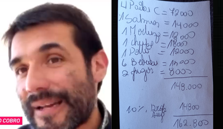 Habla comensal que pagó cuenta de más de $162 mil en Angelmó: “No estaban publicados los precios