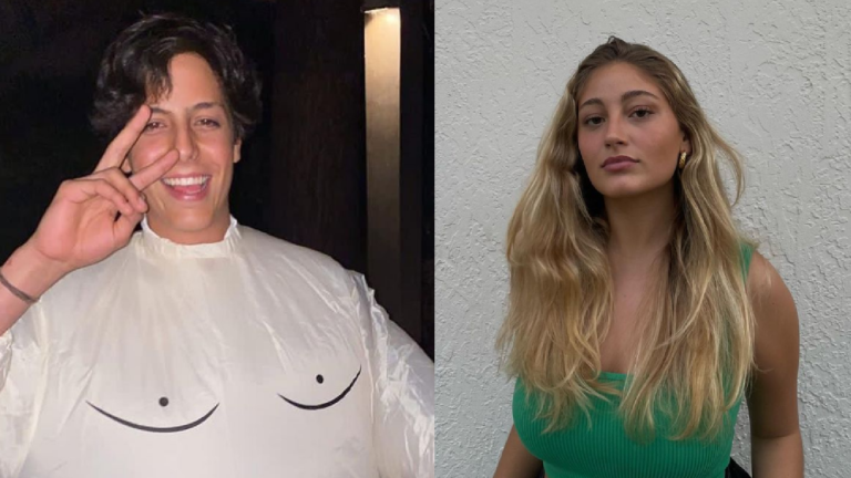 La foto de Máximo Menem Bolocco y Florencia Araneda en una fiesta de un club de Miami