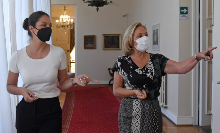 Cecilia Morel se reunió con Irina Karamanos a días del cambio de mando: “Le deseo mucho éxito”