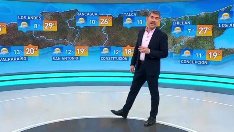 Eduardo Sáez y el informe del tiempo para este martes 22 de febrero