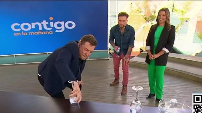 ¡Un minuto para ganar! Julio César Rodríguez y Monserrat Álvarez aceptaron el desafío