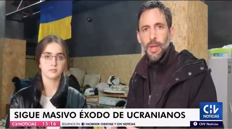 Joven voluntaria en Ucrania: 