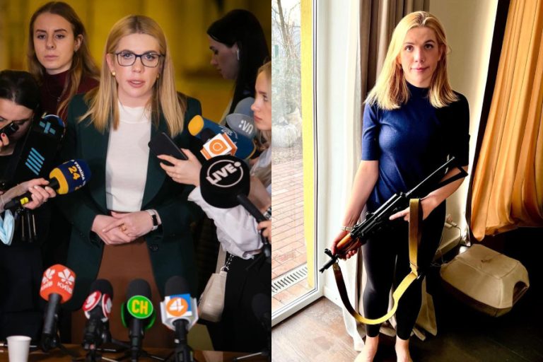 Diputada ucraniana aprendió a usar una AK-47 para defender a su país: 