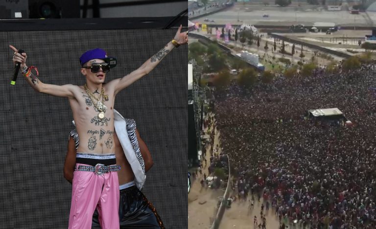 Con desmayos incluidos: Marcianeke desató la locura total tras presentarse por primera vez en Lollapalooza