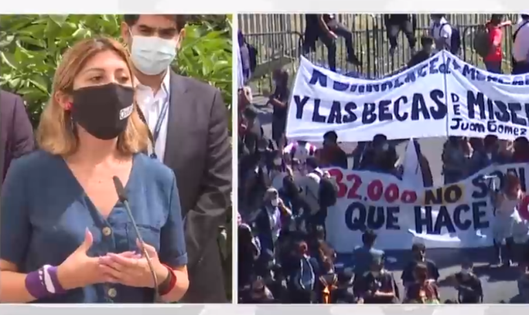 Confech detalla situación de estudiante baleado en marcha: 