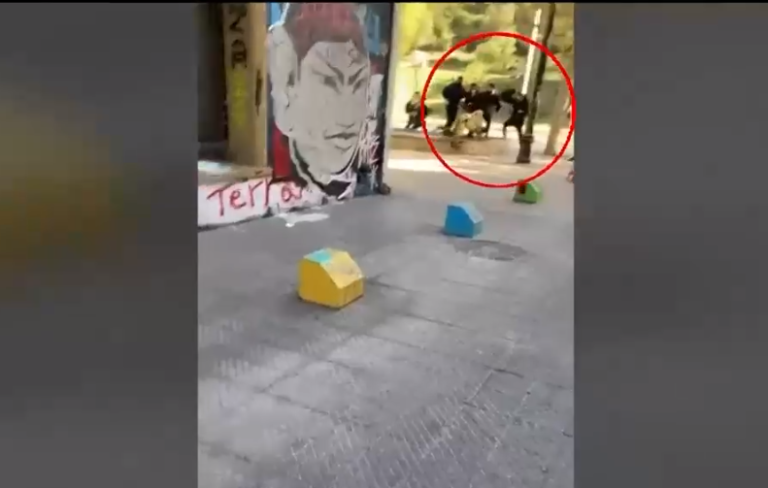 Tras revelación de video en el que agreden a carabinero: Manifestaciones marcaron comité político este lunes