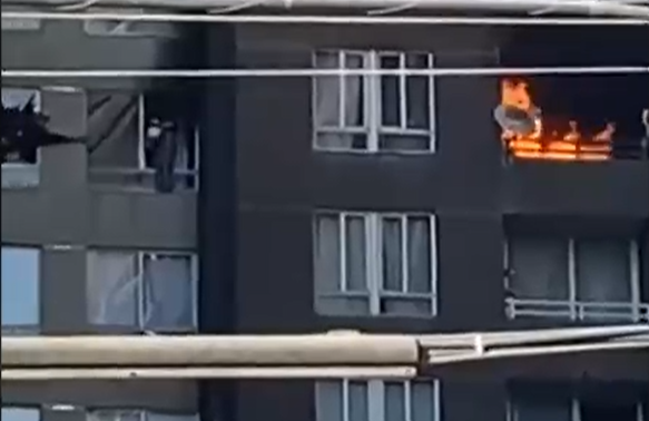 Incendio en departamento: Familia relata arriesgado escape junto a guagua de un mes