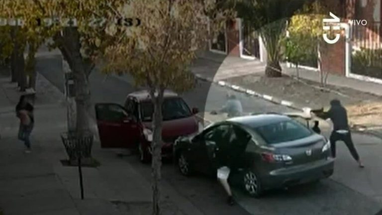 Violento asalto: Delincuentes amedrentaron a las víctimas con una metralleta a fogueo