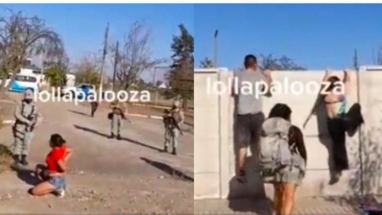 Jóvenes buscaron ingresar ilegalmente a Lollapalooza y terminaron en recinto de la FACH