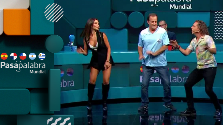 ¡Clases particulares con Pablo Petrides! El uruguayo puso a bailar a Fran Undurraga y Matías Vega en Pasapalabra Mundial